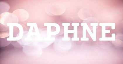 DAPHNE英文名字意義